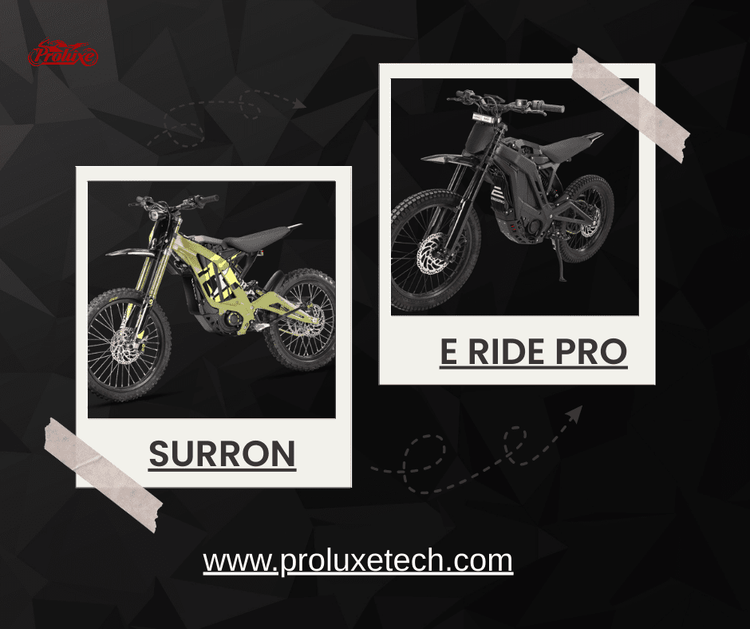Picture of E Ride Pro vs Surron: Electric Dirt Bikes 2026 - ProluxeTech
